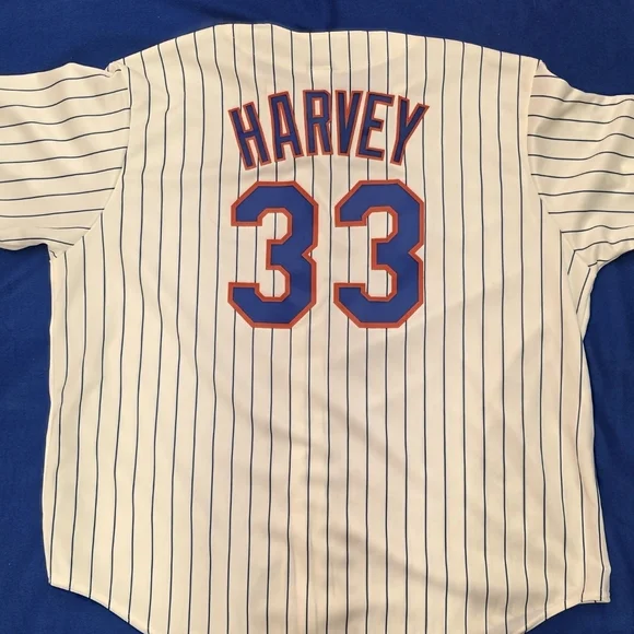 2013 MLB All-Star Matt Harvey #33 Mets Majestic Authentic Jersey 3X NWT - Picture 4 of 8